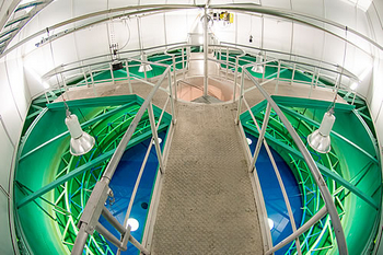 Imagebild: Das Innerer des Tanks im Wasserturm